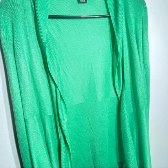 Liz Claiborne Open Drape Cardigan Women's Sz S Seafoam Green Business Casual - Picture 4 of 10